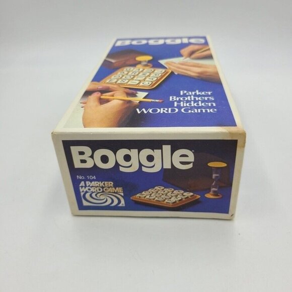 Vintage 1976 Boggle 3 Minute Word Search Family Night Word Game Parker Brothers - Picture 2 of 6